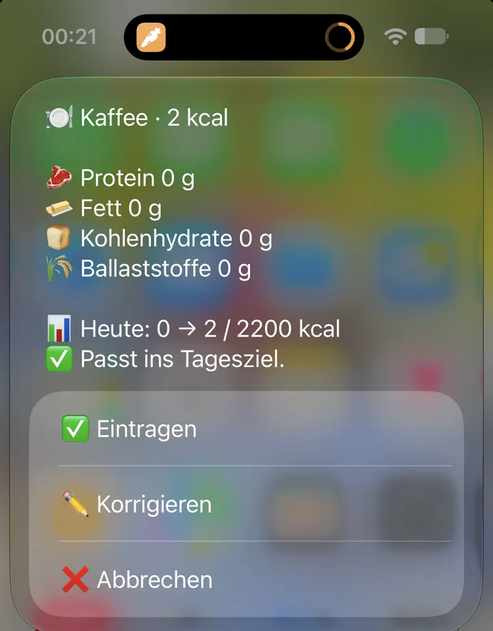 Prüfung vor dem Eintragen