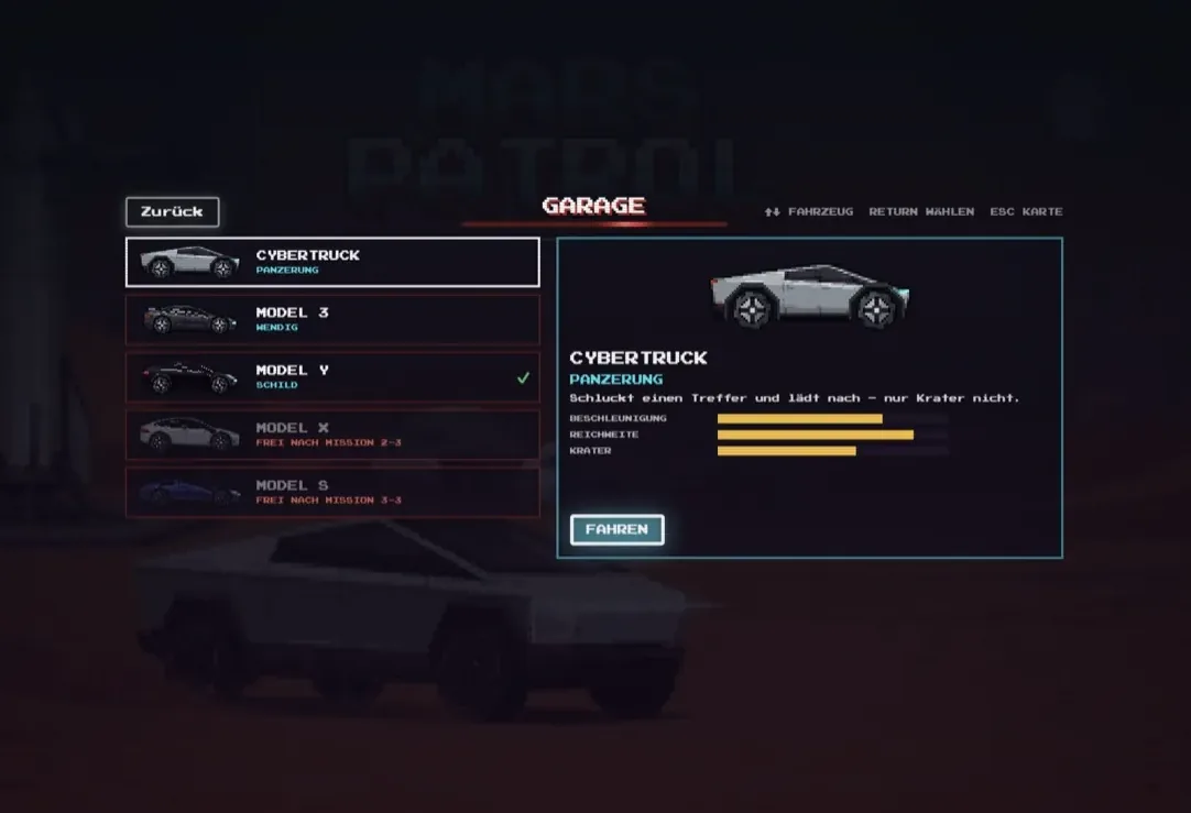 Garage auf dem Mac